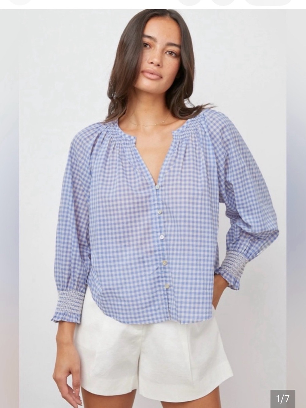 Rails Mariah Carolina Gingham
Top size xs